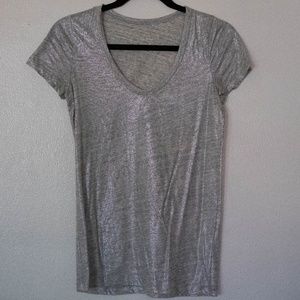Jcrew Metallic T shirt